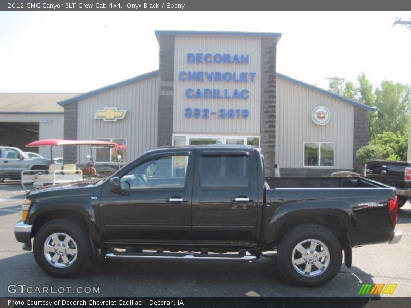 Onyx Black / Ebony 2012 GMC Canyon SLT Crew Cab 4x4
