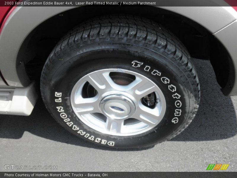 Laser Red Tinted Metallic / Medium Parchment 2003 Ford Expedition Eddie Bauer 4x4