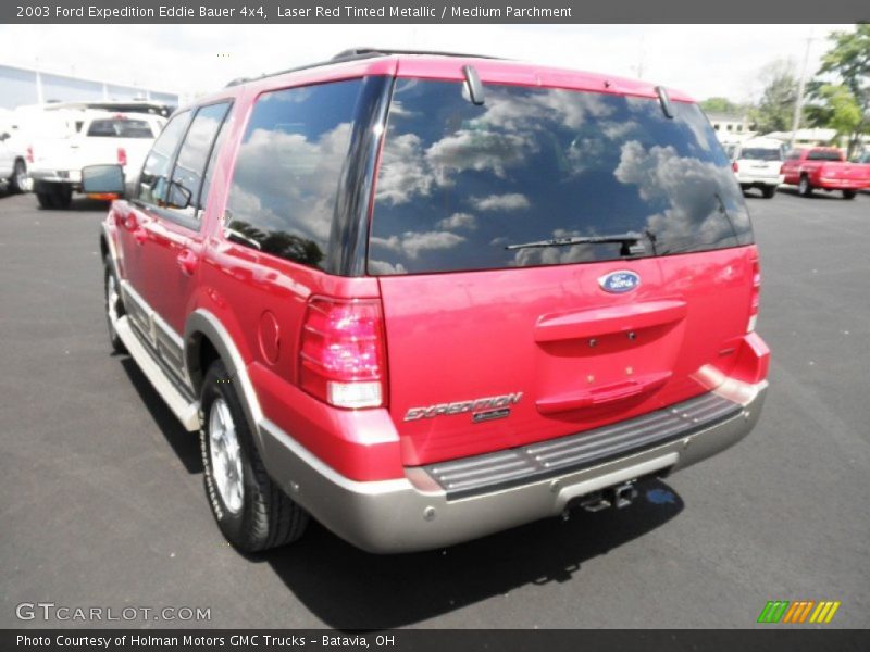Laser Red Tinted Metallic / Medium Parchment 2003 Ford Expedition Eddie Bauer 4x4