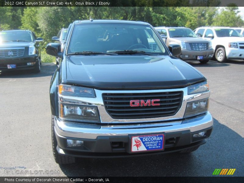 Onyx Black / Ebony 2012 GMC Canyon SLT Crew Cab 4x4