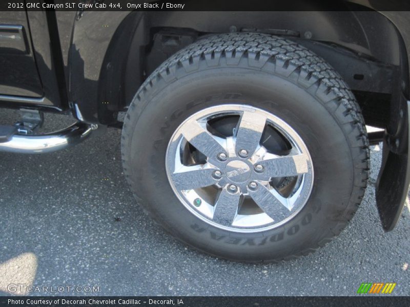 Onyx Black / Ebony 2012 GMC Canyon SLT Crew Cab 4x4