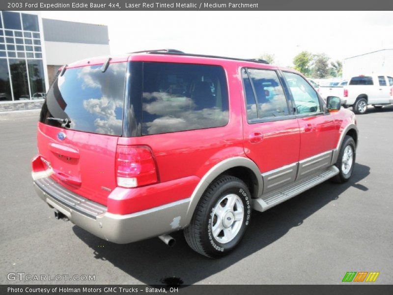 Laser Red Tinted Metallic / Medium Parchment 2003 Ford Expedition Eddie Bauer 4x4