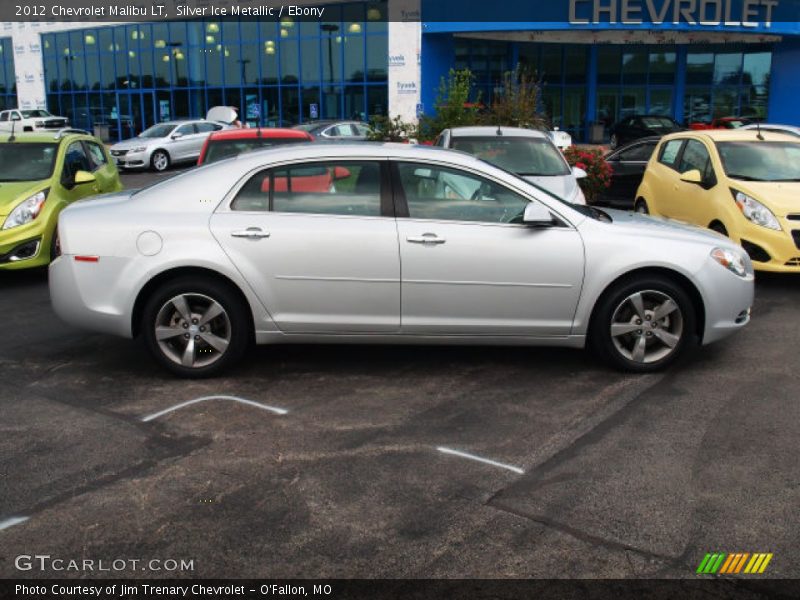 Silver Ice Metallic / Ebony 2012 Chevrolet Malibu LT