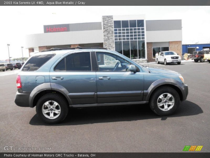 Aqua Blue Metallic / Gray 2003 Kia Sorento LX 4WD