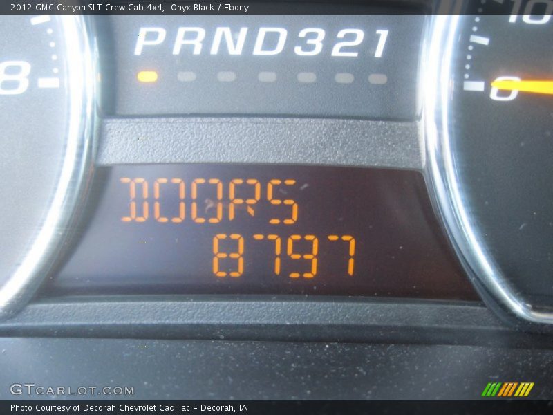 Onyx Black / Ebony 2012 GMC Canyon SLT Crew Cab 4x4
