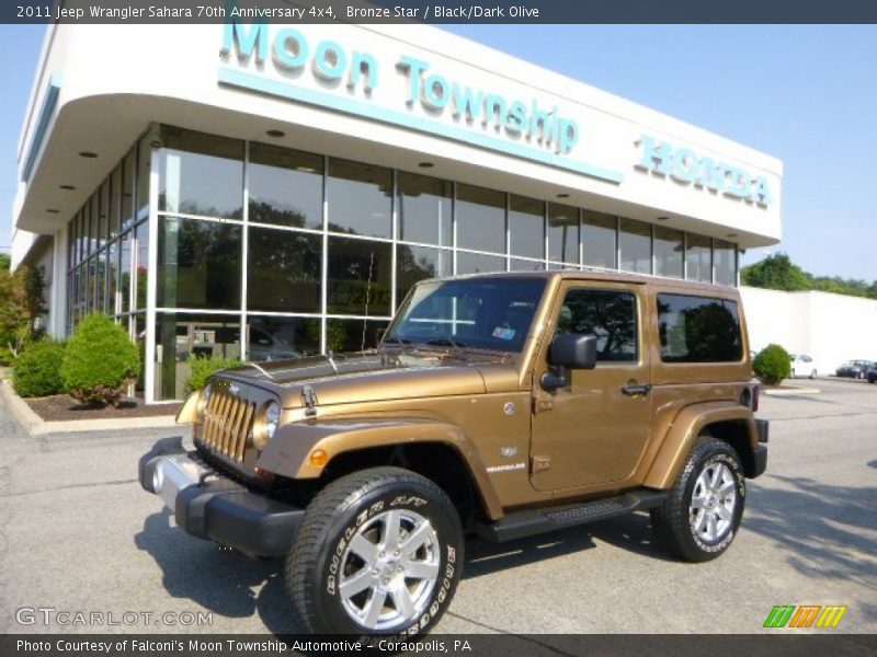 Bronze Star / Black/Dark Olive 2011 Jeep Wrangler Sahara 70th Anniversary 4x4