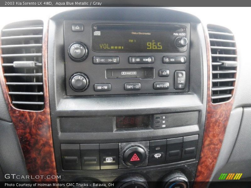 Aqua Blue Metallic / Gray 2003 Kia Sorento LX 4WD