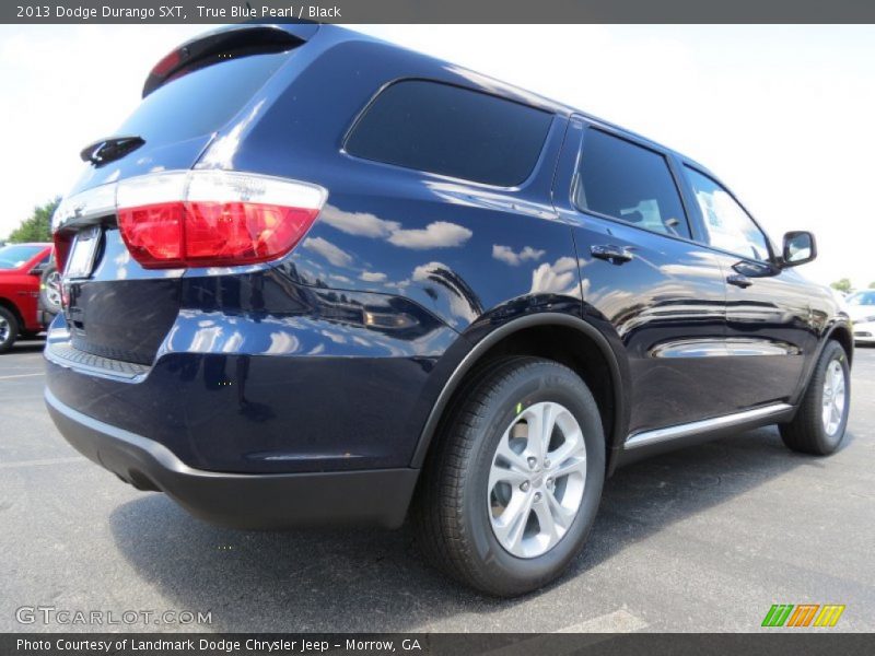 True Blue Pearl / Black 2013 Dodge Durango SXT