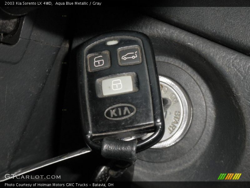Aqua Blue Metallic / Gray 2003 Kia Sorento LX 4WD