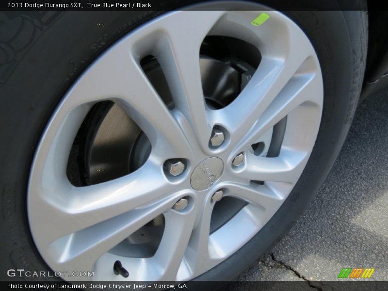 True Blue Pearl / Black 2013 Dodge Durango SXT