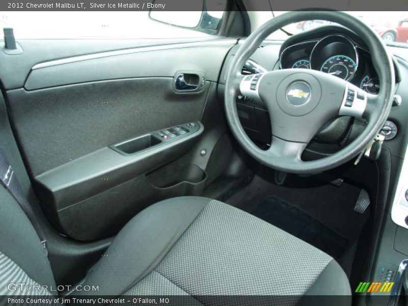 Silver Ice Metallic / Ebony 2012 Chevrolet Malibu LT
