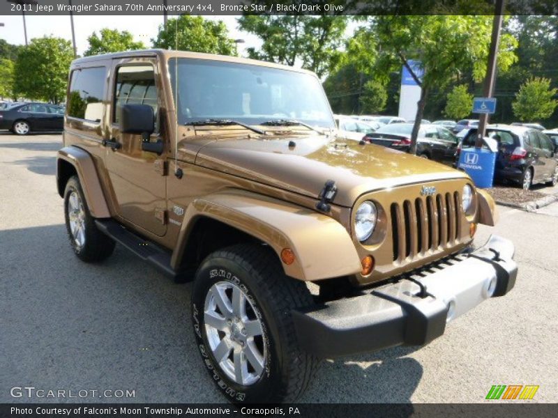 Front 3/4 View of 2011 Wrangler Sahara 70th Anniversary 4x4