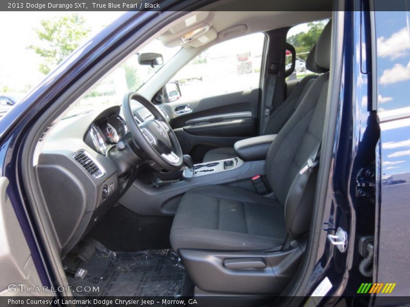 True Blue Pearl / Black 2013 Dodge Durango SXT