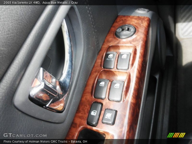 Aqua Blue Metallic / Gray 2003 Kia Sorento LX 4WD