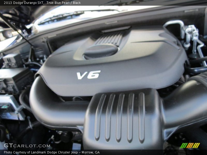True Blue Pearl / Black 2013 Dodge Durango SXT