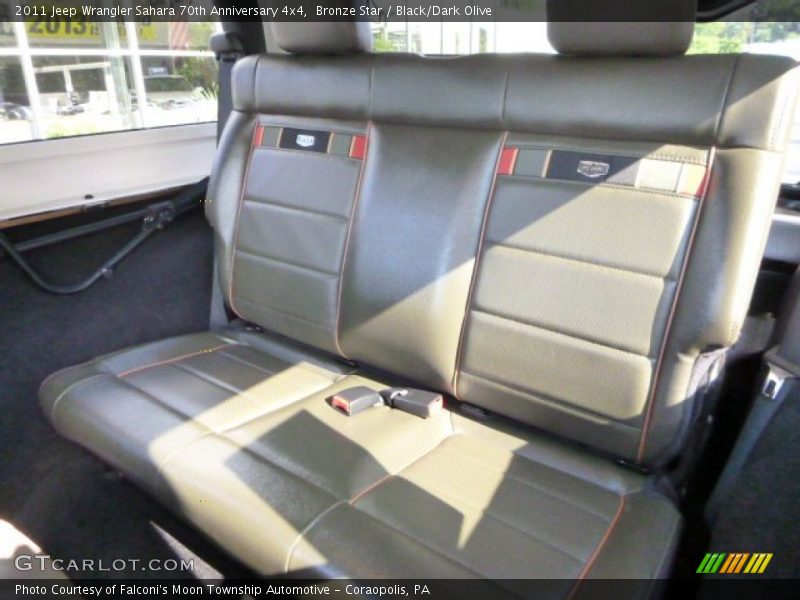 Rear Seat of 2011 Wrangler Sahara 70th Anniversary 4x4