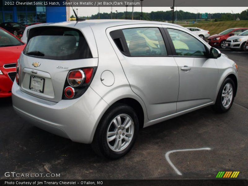 Silver Ice Metallic / Jet Black/Dark Titanium 2012 Chevrolet Sonic LS Hatch