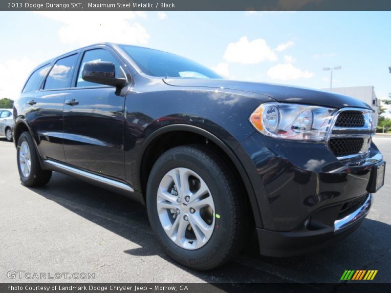 Maximum Steel Metallic / Black 2013 Dodge Durango SXT