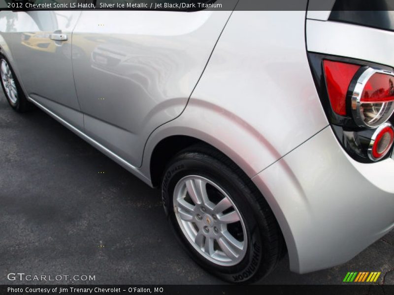Silver Ice Metallic / Jet Black/Dark Titanium 2012 Chevrolet Sonic LS Hatch