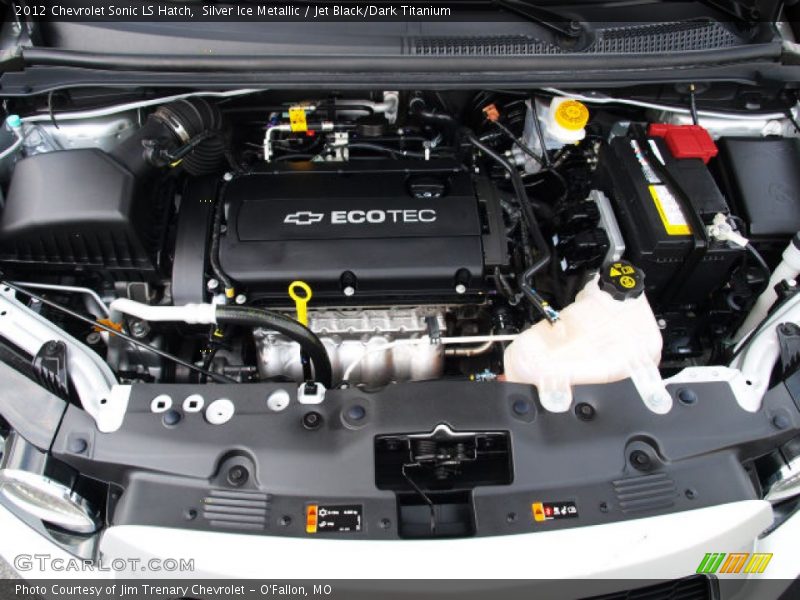 Silver Ice Metallic / Jet Black/Dark Titanium 2012 Chevrolet Sonic LS Hatch