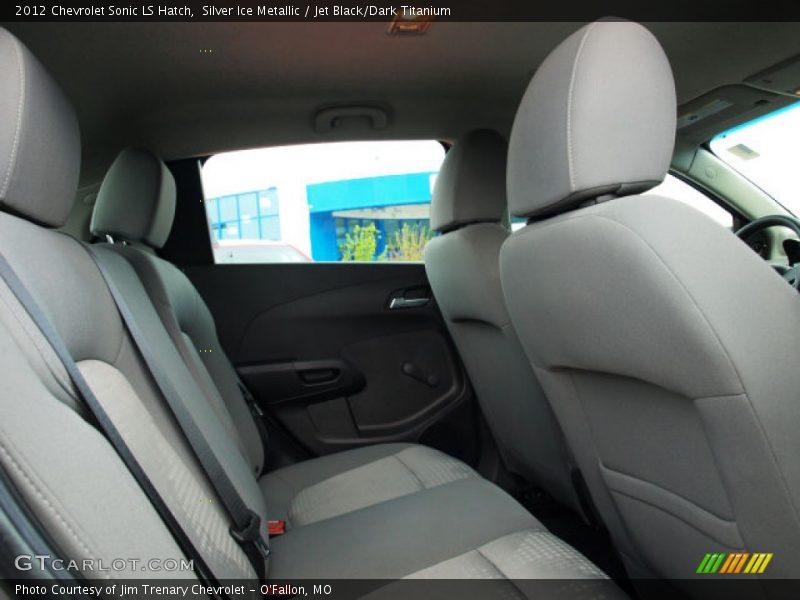 Silver Ice Metallic / Jet Black/Dark Titanium 2012 Chevrolet Sonic LS Hatch