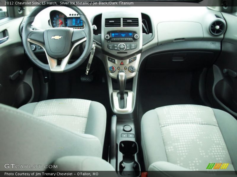 Silver Ice Metallic / Jet Black/Dark Titanium 2012 Chevrolet Sonic LS Hatch