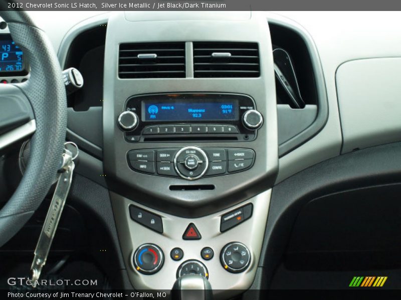 Silver Ice Metallic / Jet Black/Dark Titanium 2012 Chevrolet Sonic LS Hatch