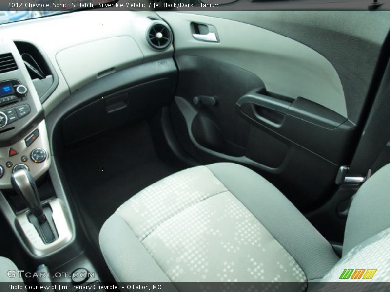Silver Ice Metallic / Jet Black/Dark Titanium 2012 Chevrolet Sonic LS Hatch