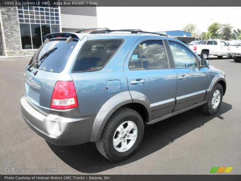 Aqua Blue Metallic / Gray 2003 Kia Sorento LX 4WD