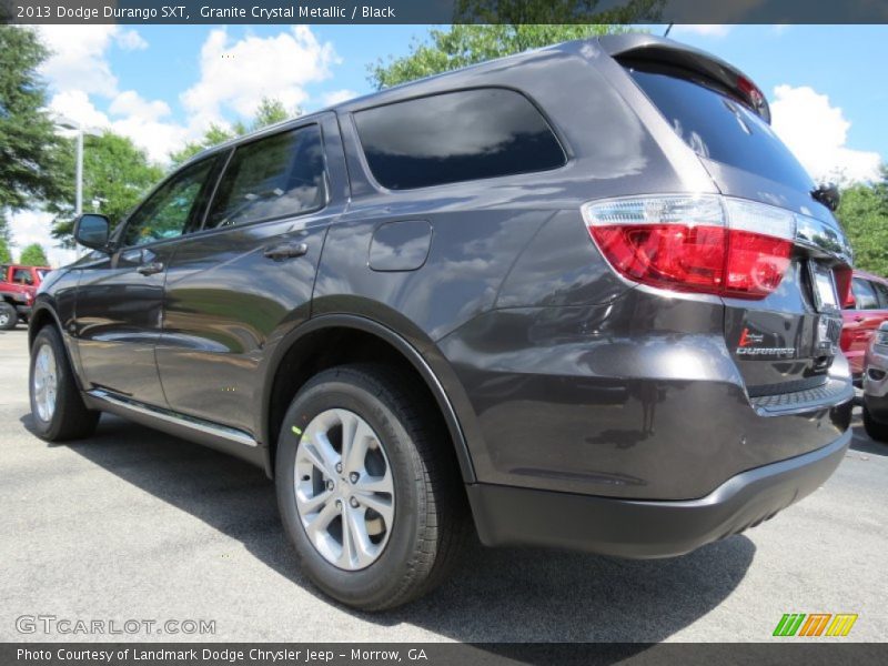 Granite Crystal Metallic / Black 2013 Dodge Durango SXT