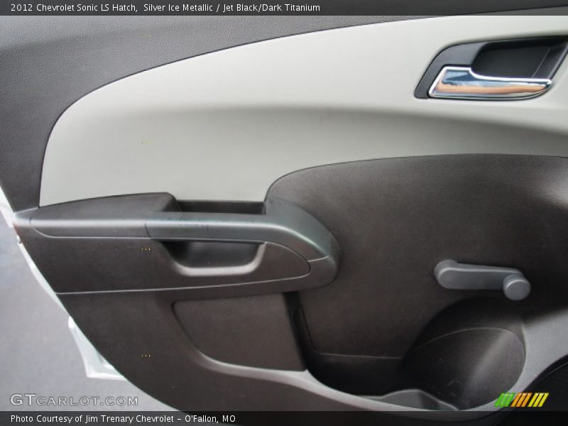Silver Ice Metallic / Jet Black/Dark Titanium 2012 Chevrolet Sonic LS Hatch