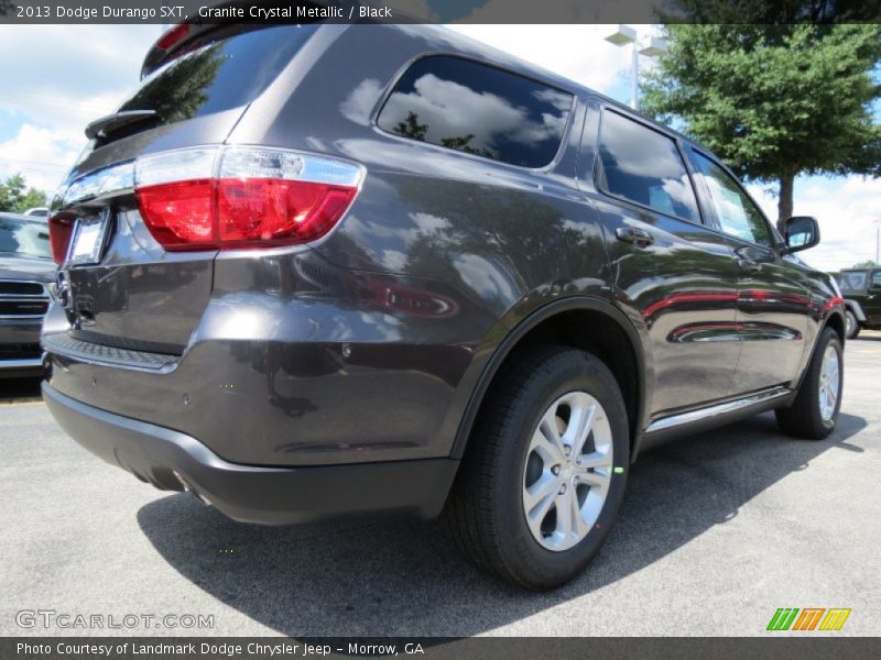 Granite Crystal Metallic / Black 2013 Dodge Durango SXT