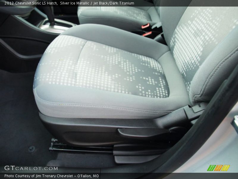Silver Ice Metallic / Jet Black/Dark Titanium 2012 Chevrolet Sonic LS Hatch