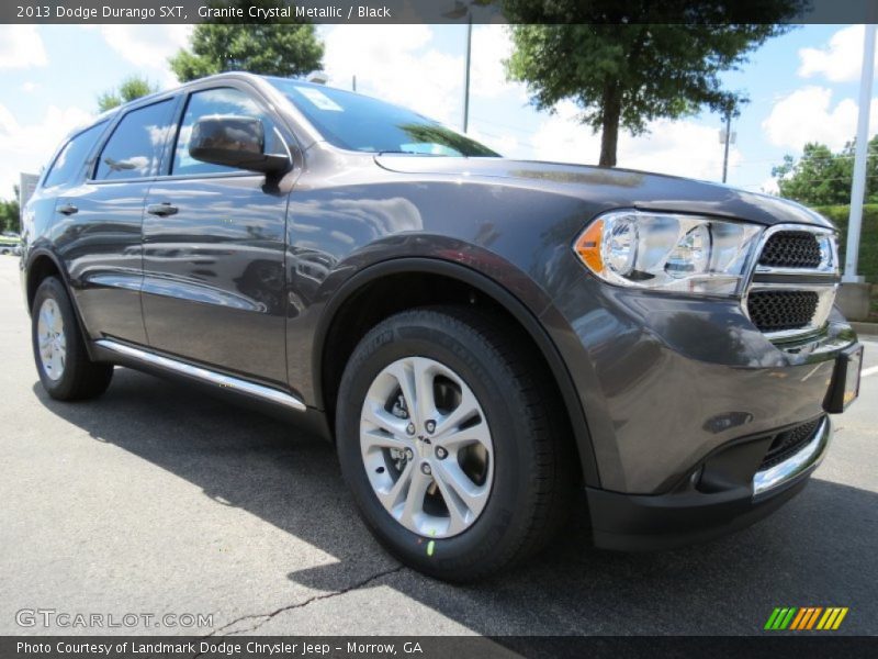Granite Crystal Metallic / Black 2013 Dodge Durango SXT