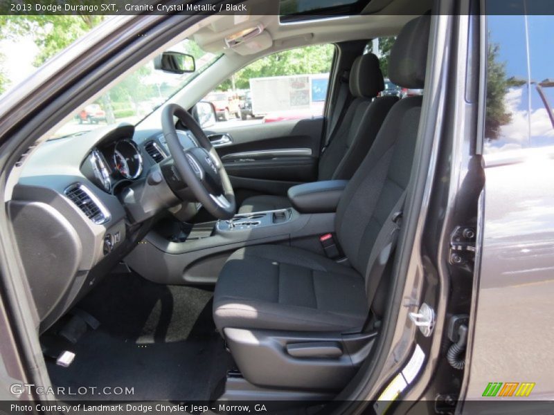 Granite Crystal Metallic / Black 2013 Dodge Durango SXT