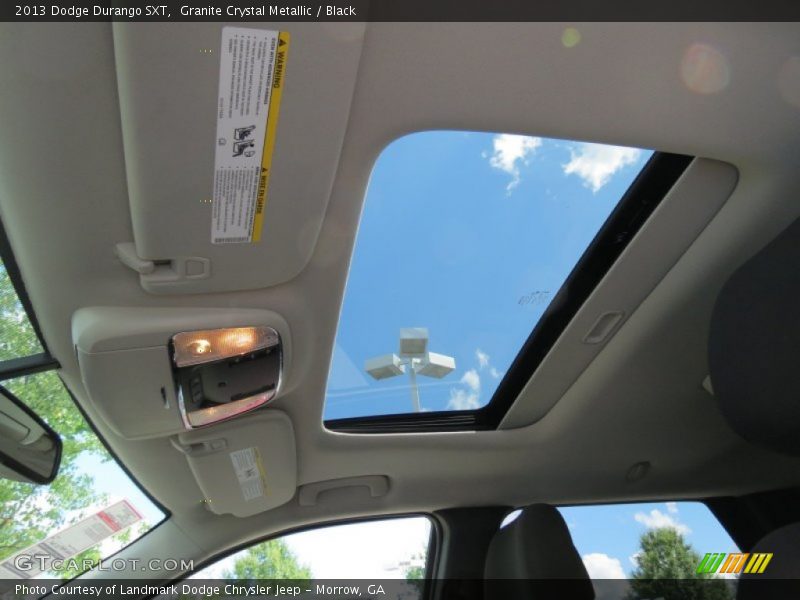 Granite Crystal Metallic / Black 2013 Dodge Durango SXT
