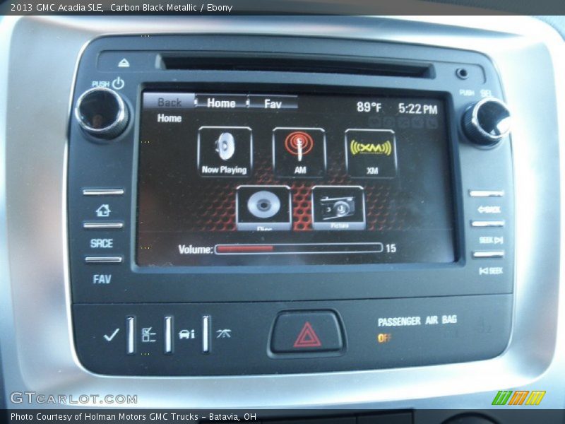Carbon Black Metallic / Ebony 2013 GMC Acadia SLE