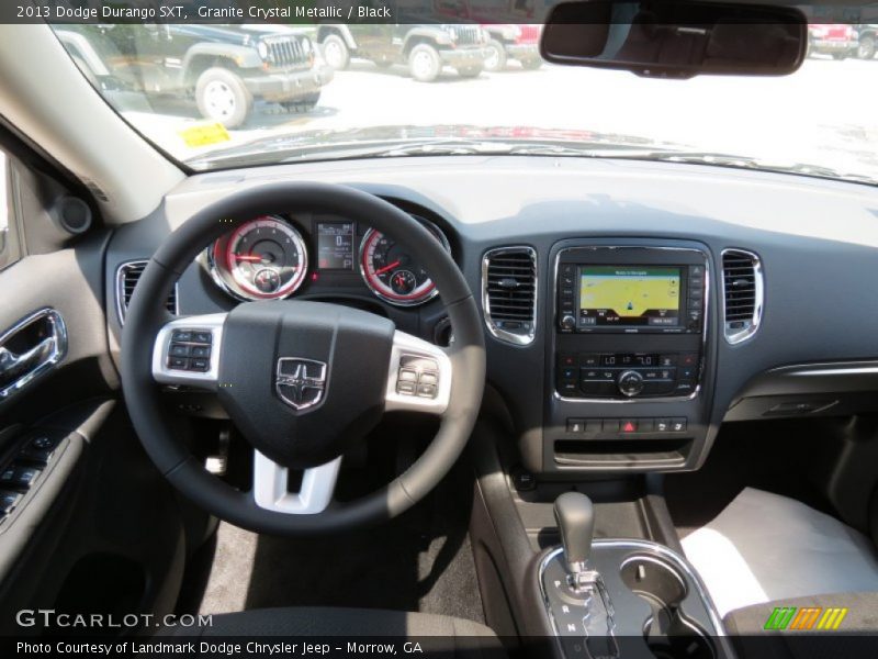 Granite Crystal Metallic / Black 2013 Dodge Durango SXT