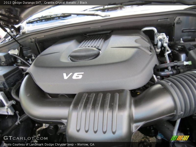 Granite Crystal Metallic / Black 2013 Dodge Durango SXT