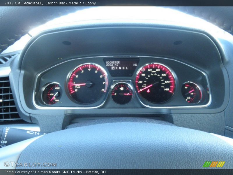Carbon Black Metallic / Ebony 2013 GMC Acadia SLE