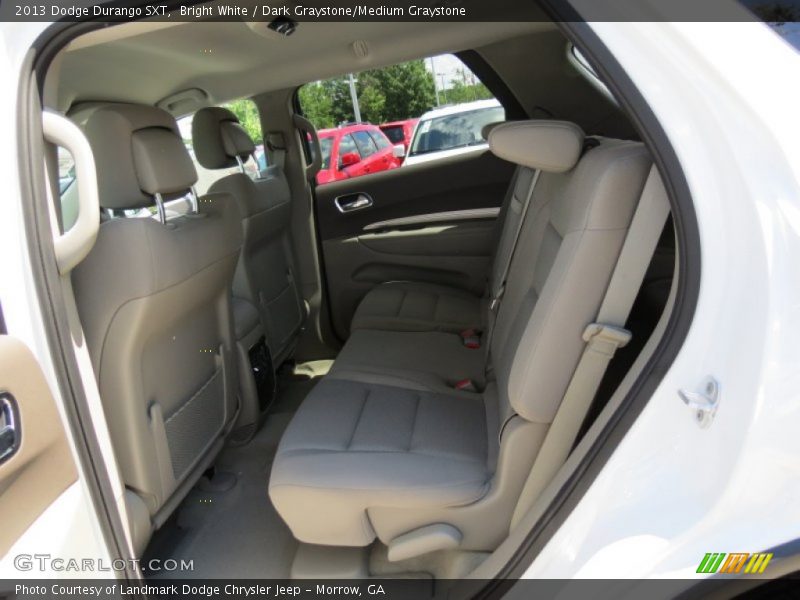 Bright White / Dark Graystone/Medium Graystone 2013 Dodge Durango SXT