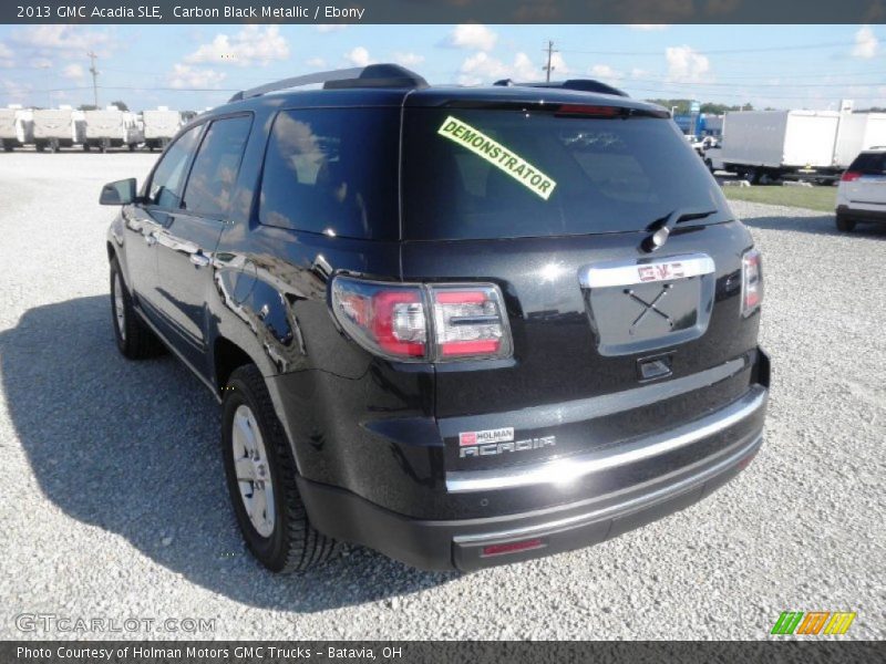 Carbon Black Metallic / Ebony 2013 GMC Acadia SLE