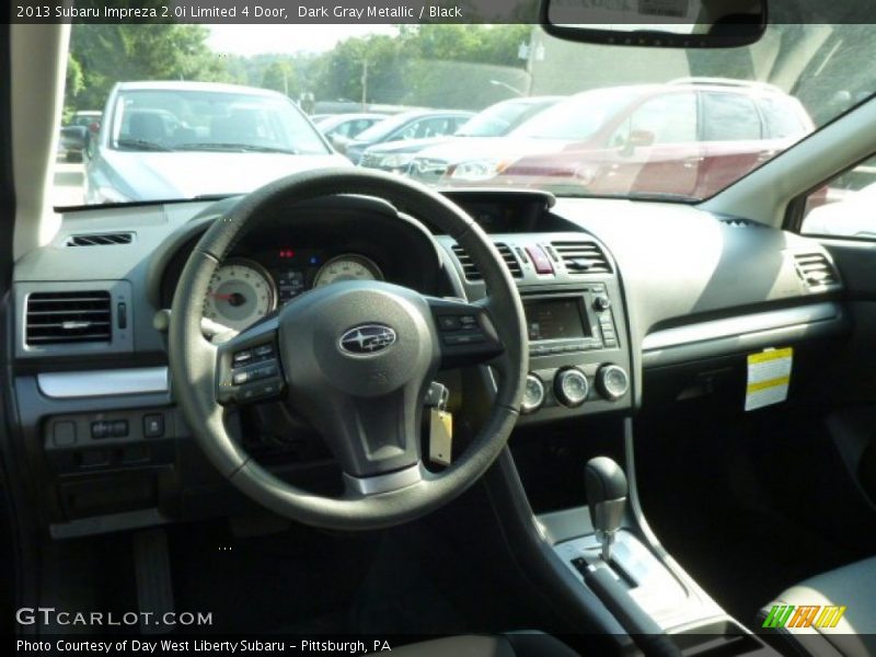 Dark Gray Metallic / Black 2013 Subaru Impreza 2.0i Limited 4 Door