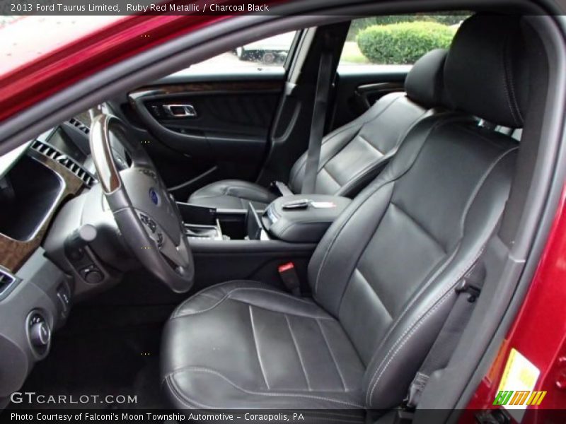 Ruby Red Metallic / Charcoal Black 2013 Ford Taurus Limited