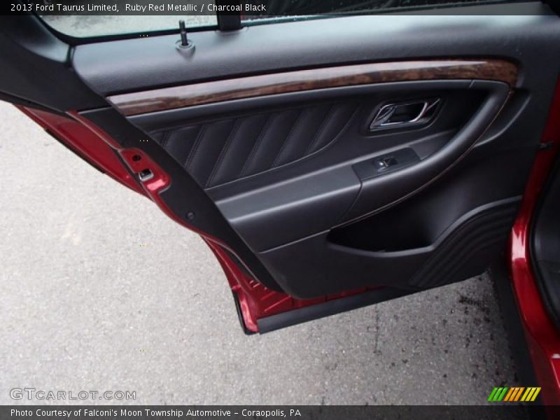 Ruby Red Metallic / Charcoal Black 2013 Ford Taurus Limited