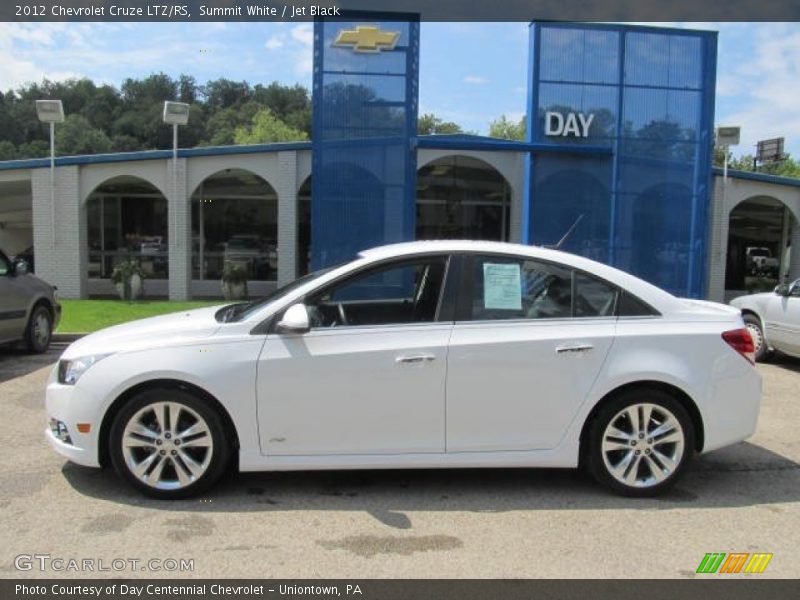 Summit White / Jet Black 2012 Chevrolet Cruze LTZ/RS