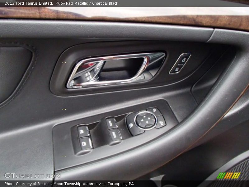 Ruby Red Metallic / Charcoal Black 2013 Ford Taurus Limited