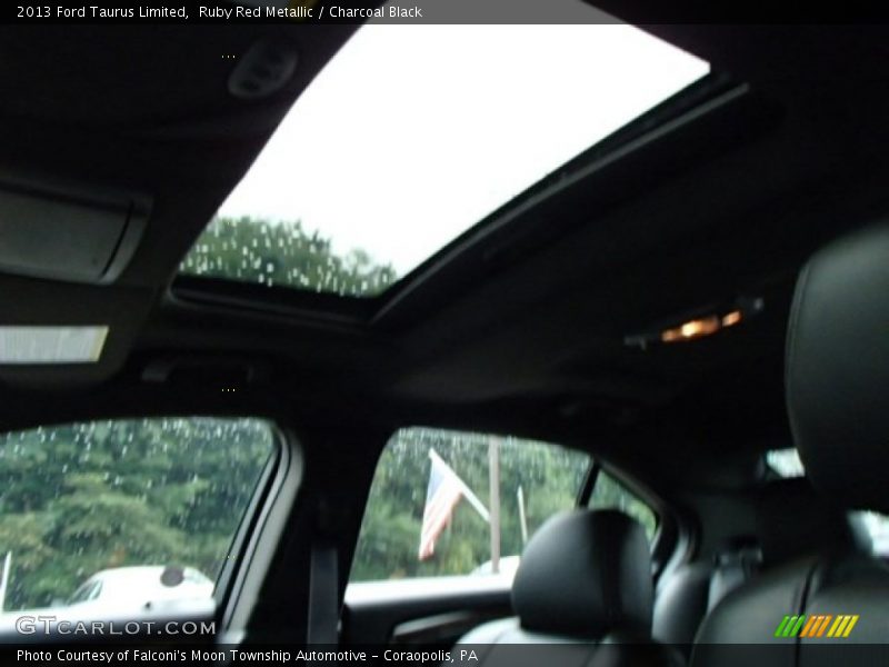 Ruby Red Metallic / Charcoal Black 2013 Ford Taurus Limited
