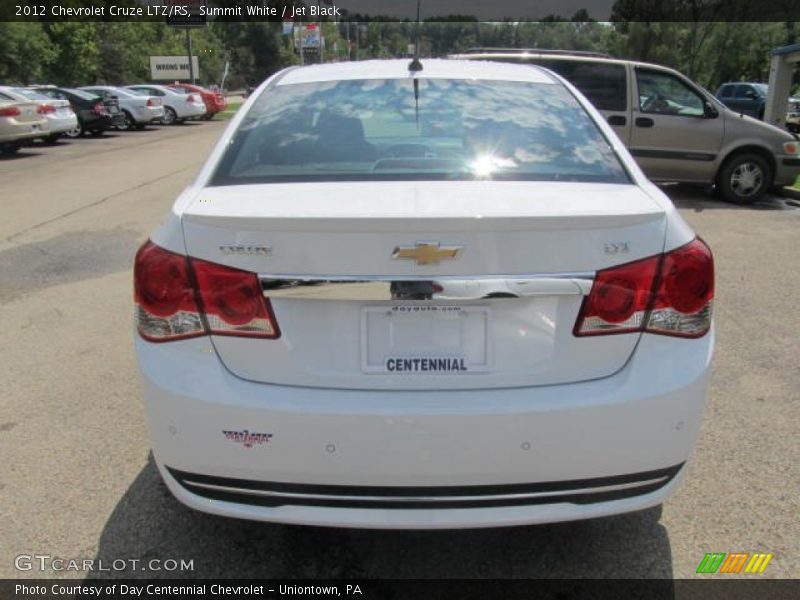 Summit White / Jet Black 2012 Chevrolet Cruze LTZ/RS