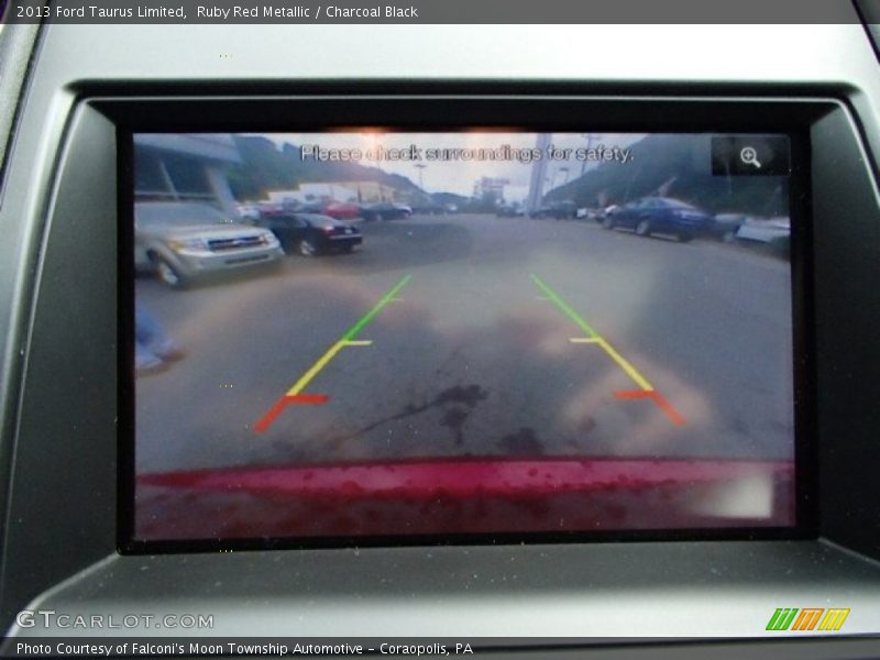 Ruby Red Metallic / Charcoal Black 2013 Ford Taurus Limited